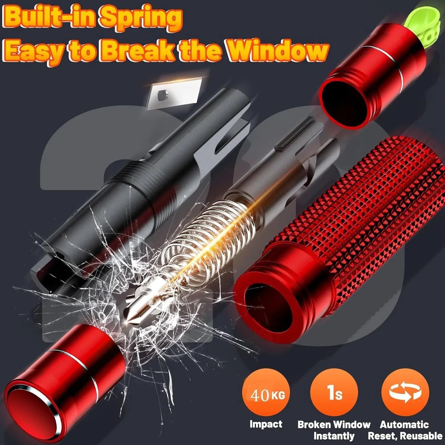 Upgraded Safety Hammer Emergency Escape Tool - Home N Road