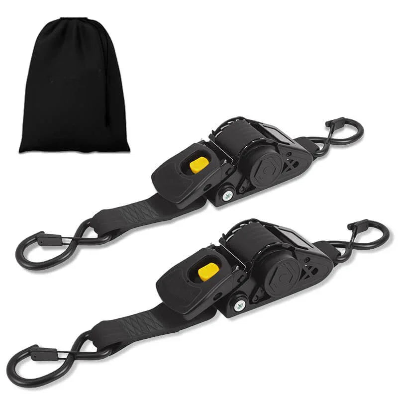 2 Inch Auto Self Retractable Ratchet Straps - Home N Road